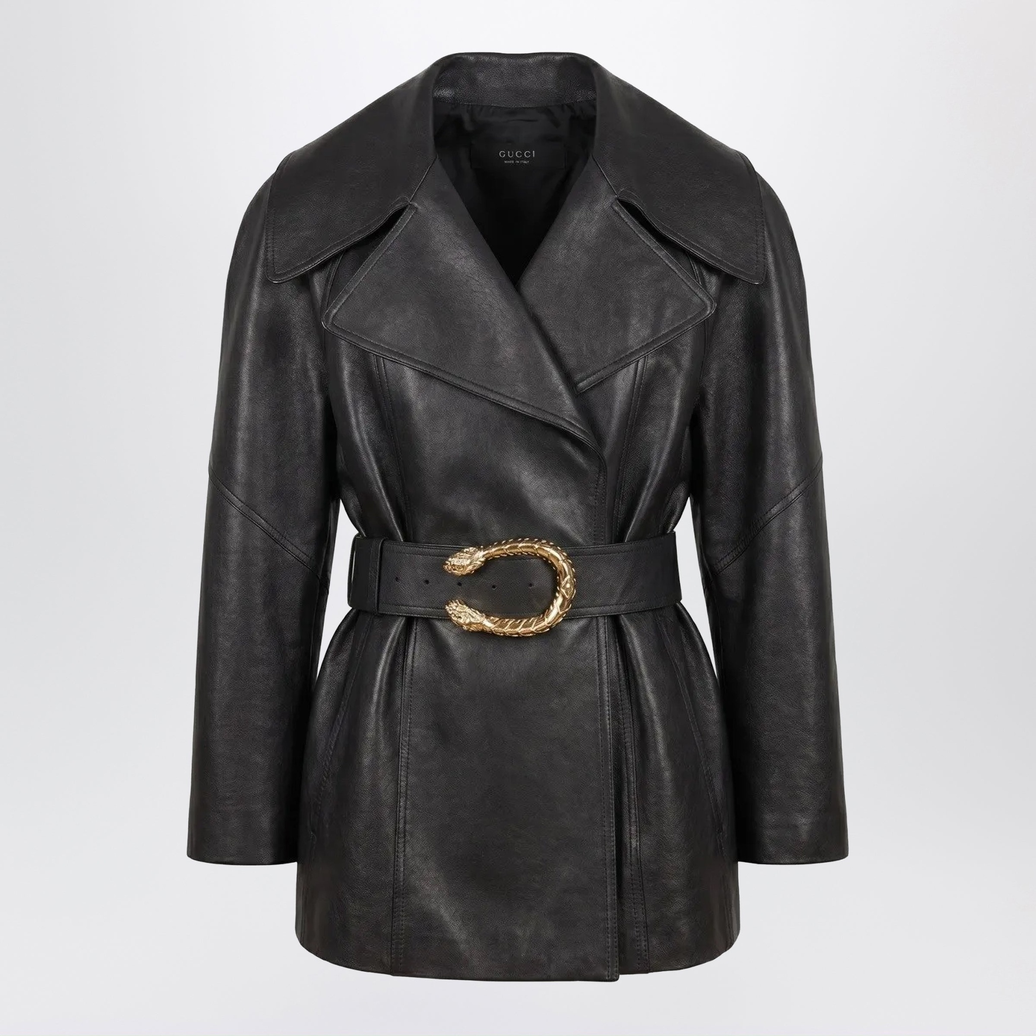 [Gucci] Leather Jacket FW26 864822XNBC1