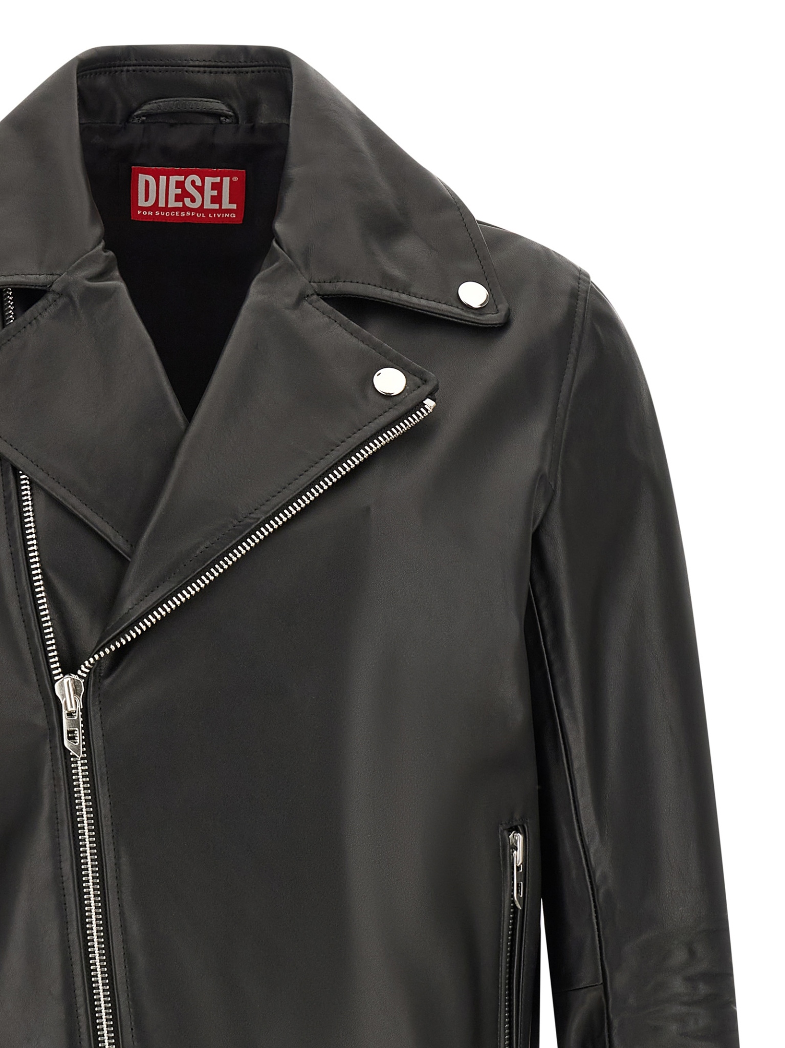 [Diesel] Leather Jacket FW26 A204620CECH9XX