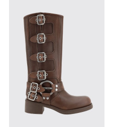 [Miu Miu] Boots FW26 5W792DFA0503F33 F0038
