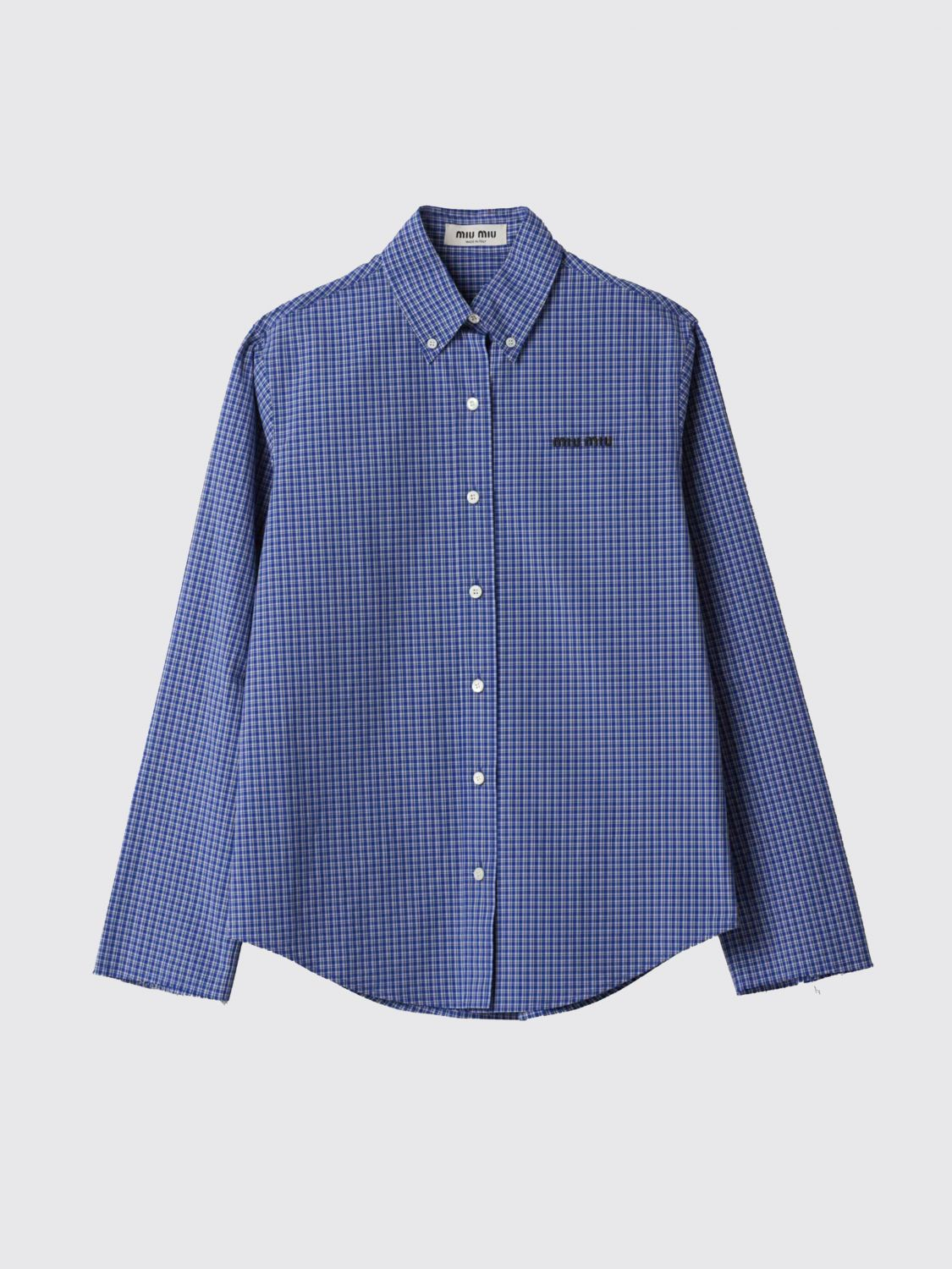 [Miu Miu] Shirts Long Sleeve FW26 MK1842142K F0013