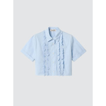 [Miu Miu] Shirts Short Sleeve FW26 MK204510RG F0013