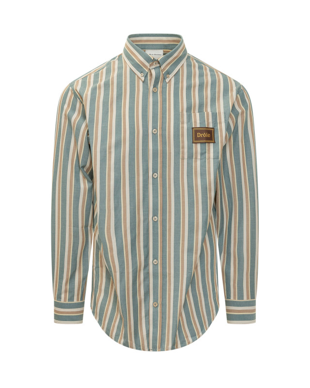 [DROLE DE MONSIEUR] Shirts Short Sleeve SS26 KSH240CO281 WG