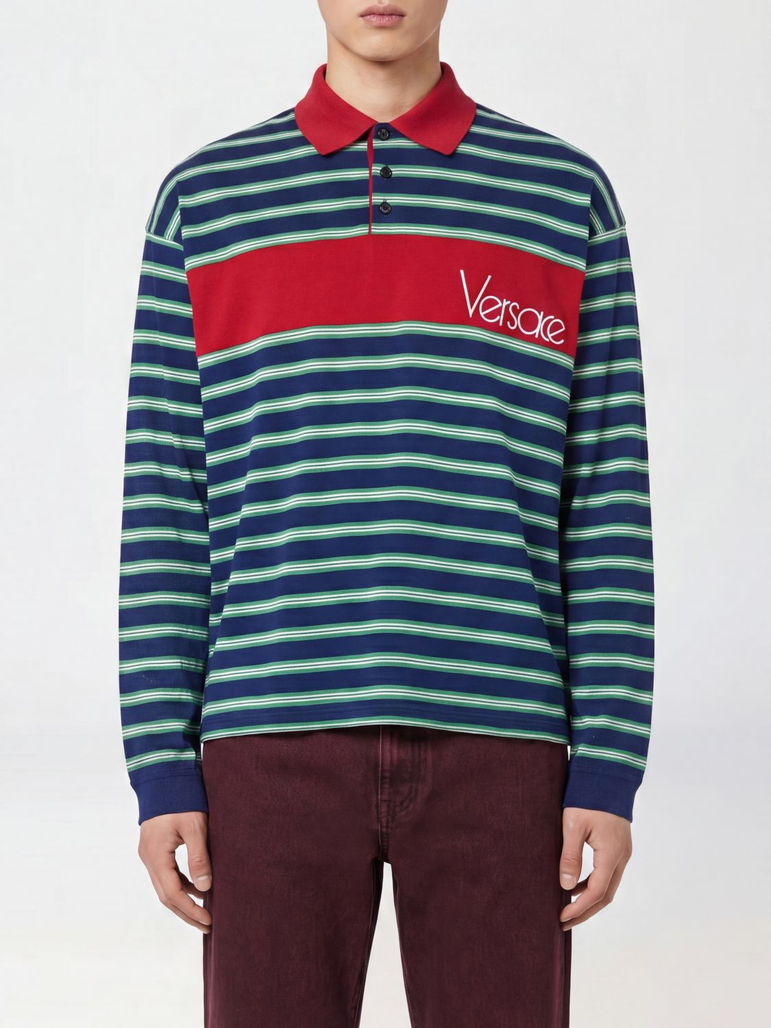 [Versace] T-shirts Long Sleeve FW26 10255121A18439 6UF90