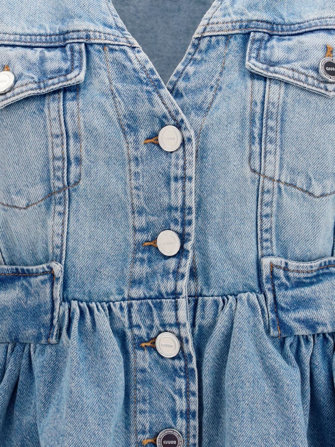 [GANNI] T-shirts Sleeveless FW26 A1040321 565