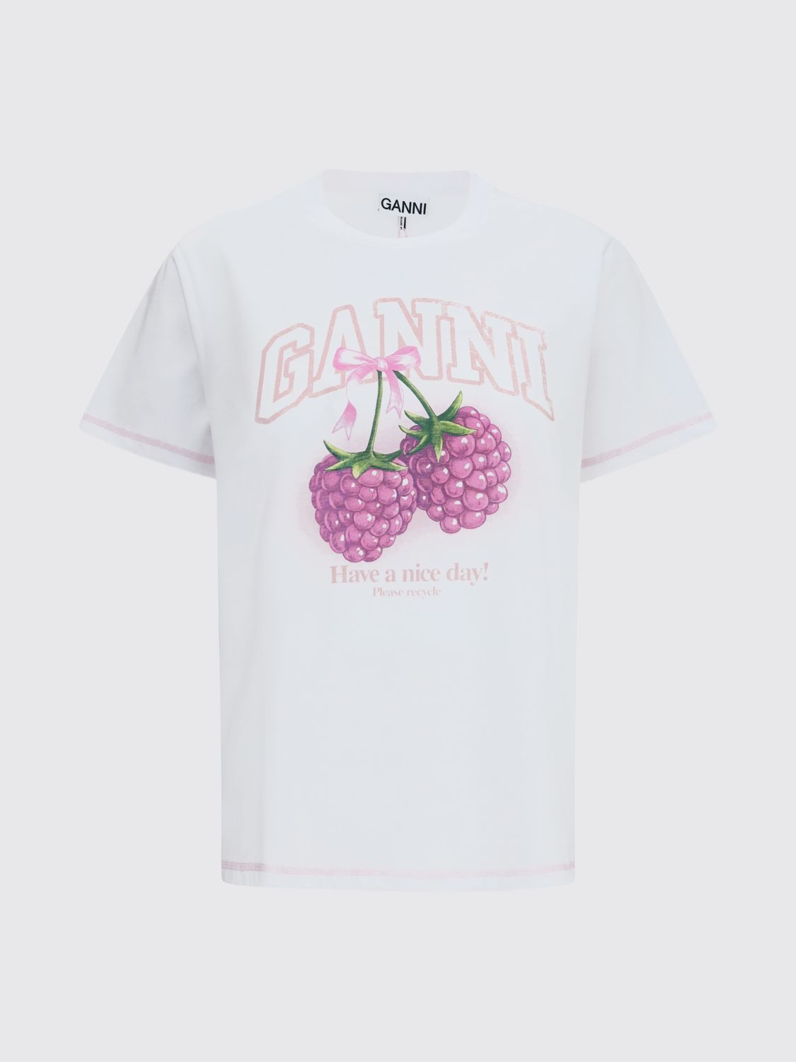 [GANNI] T-shirts Short Sleeve FW26 A1050294 151