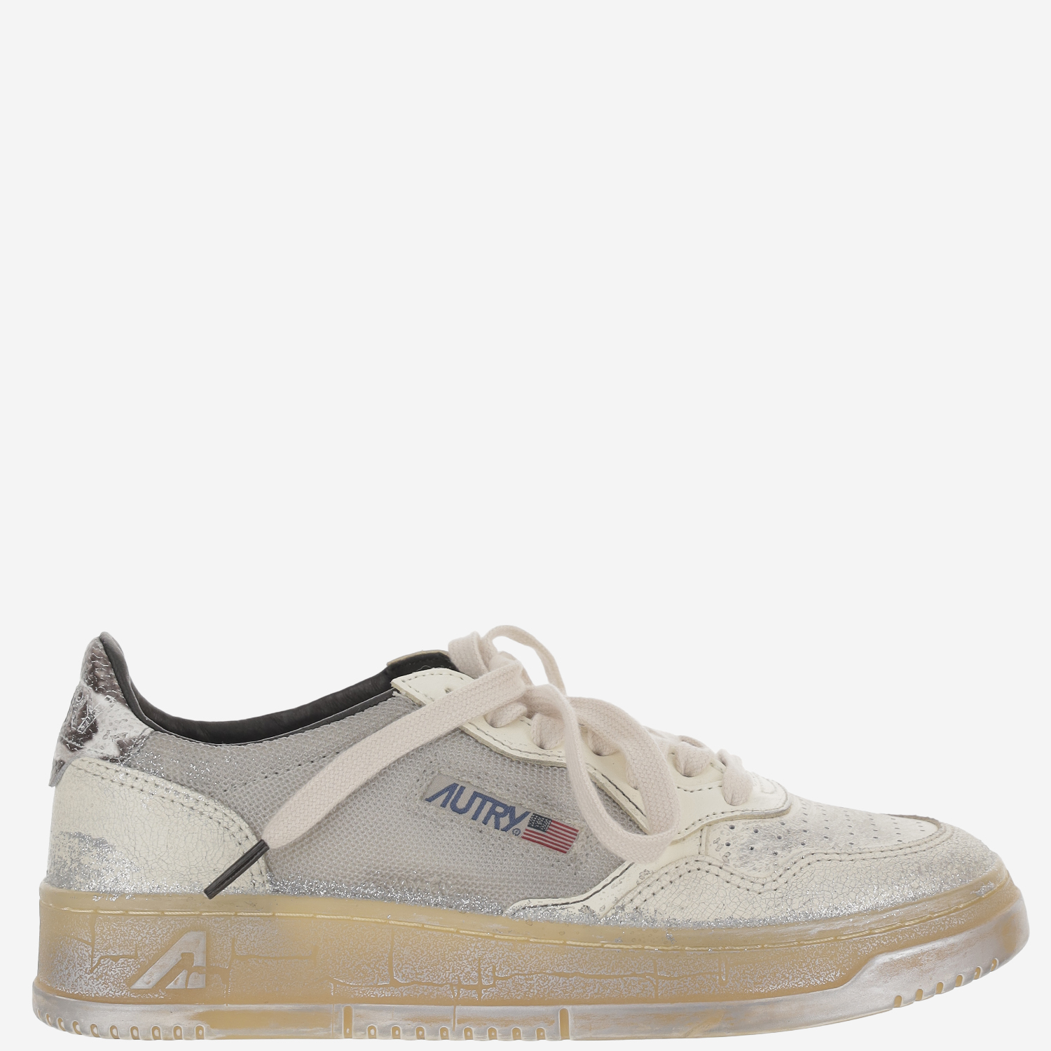 [AUTRY] Sneakers SS26 AVLWME01MESHLEATBLKSILV