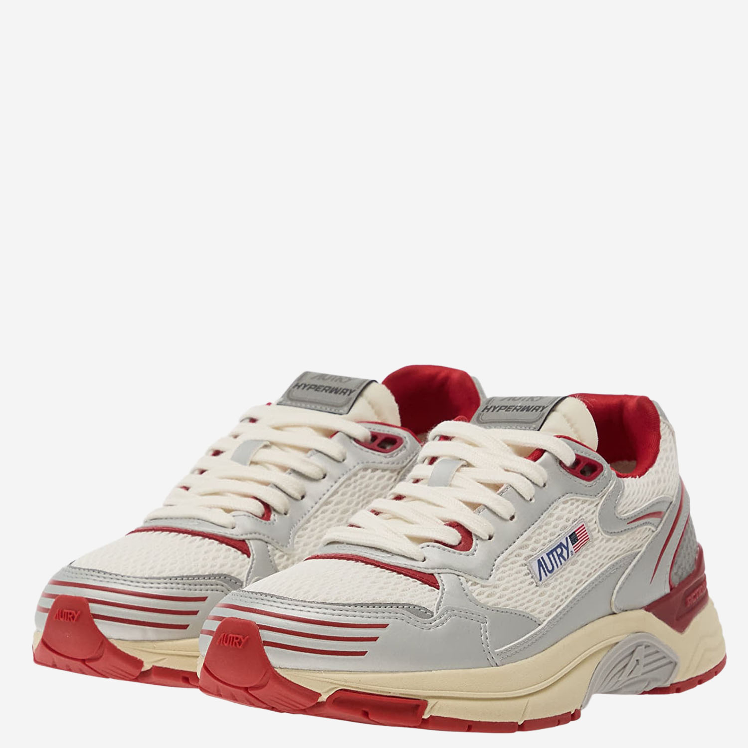 [AUTRY] Sneakers SS26 HYLMMV01MESHMIRSILVRED