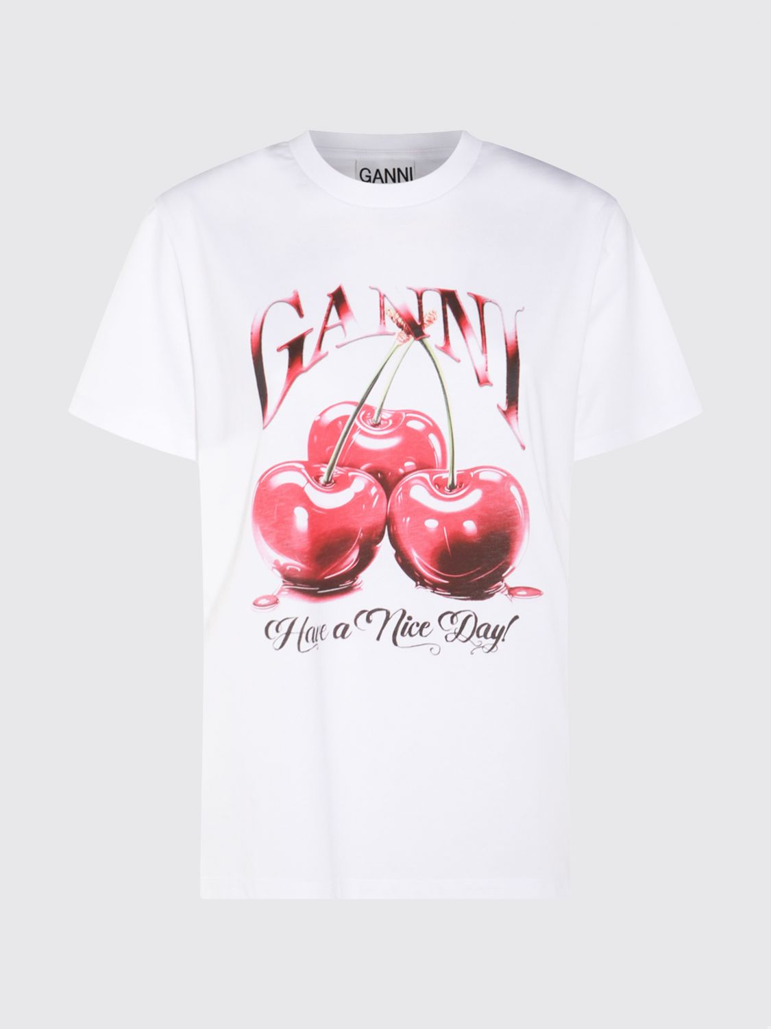 [GANNI] T-shirts Short Sleeve FW26 T4004 151