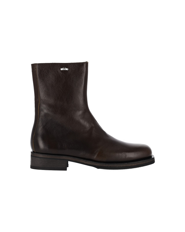 [Our Legacy] Ankle boots FW26 A2267CDODEEP OLIVE LEATHER
