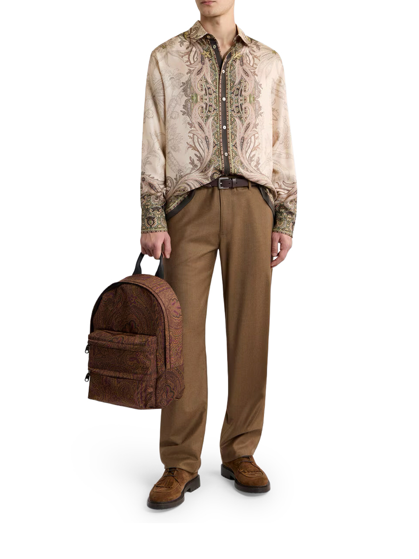 [Etro] Shirts Long Sleeve FW26 MRIC007199SP114X0820 BEIGE