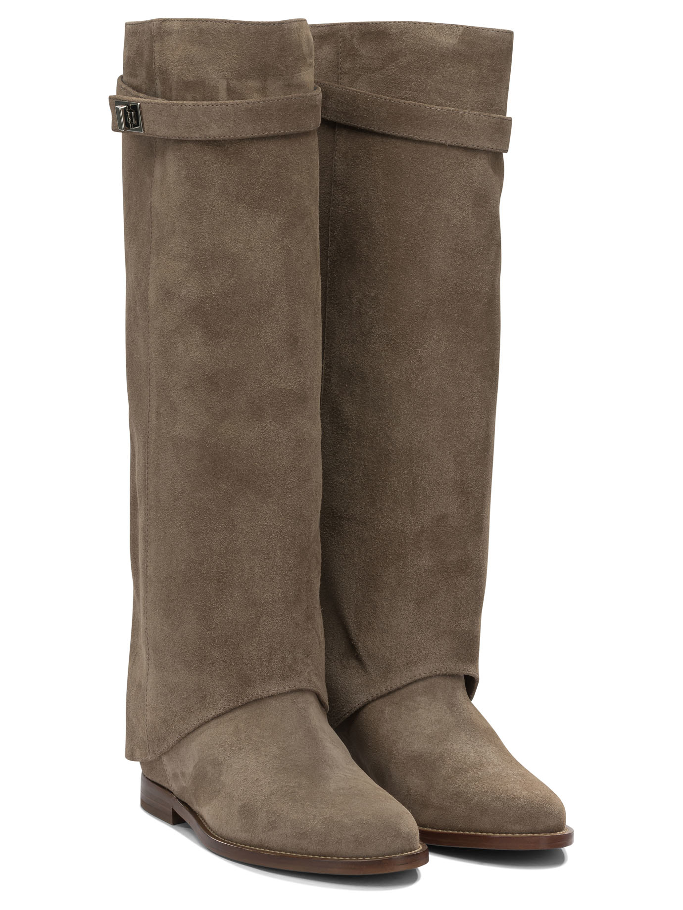 [VIA ROMA 15] Long Boots FW26 4668VELOURCHAMPAGNE