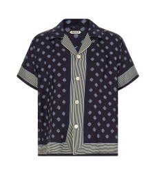 [BODE] Shirts Short Sleeve SS26 MRS26SH009NAVYBLUE