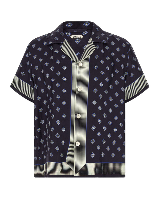 [BODE] Shirts Short Sleeve SS26 MRS26SH009NAVYBLUE