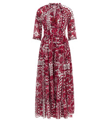 [Samantha Sung] Short sleeve dress SS26 EDENDRESSWHITEPINK