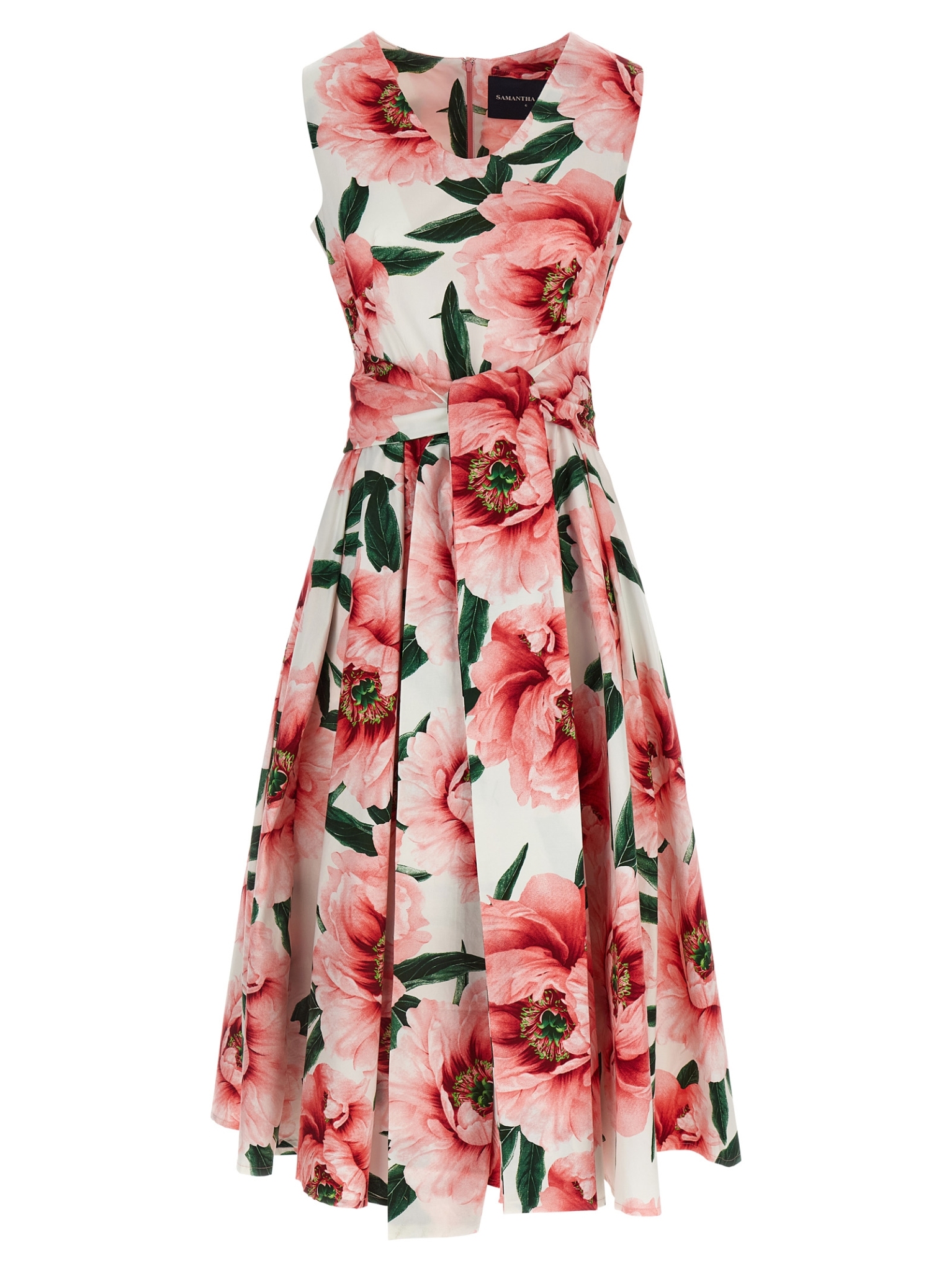 [Samantha Sung] Sleeveless dress SS26 ABELIADRESSWHITESOFTROSE