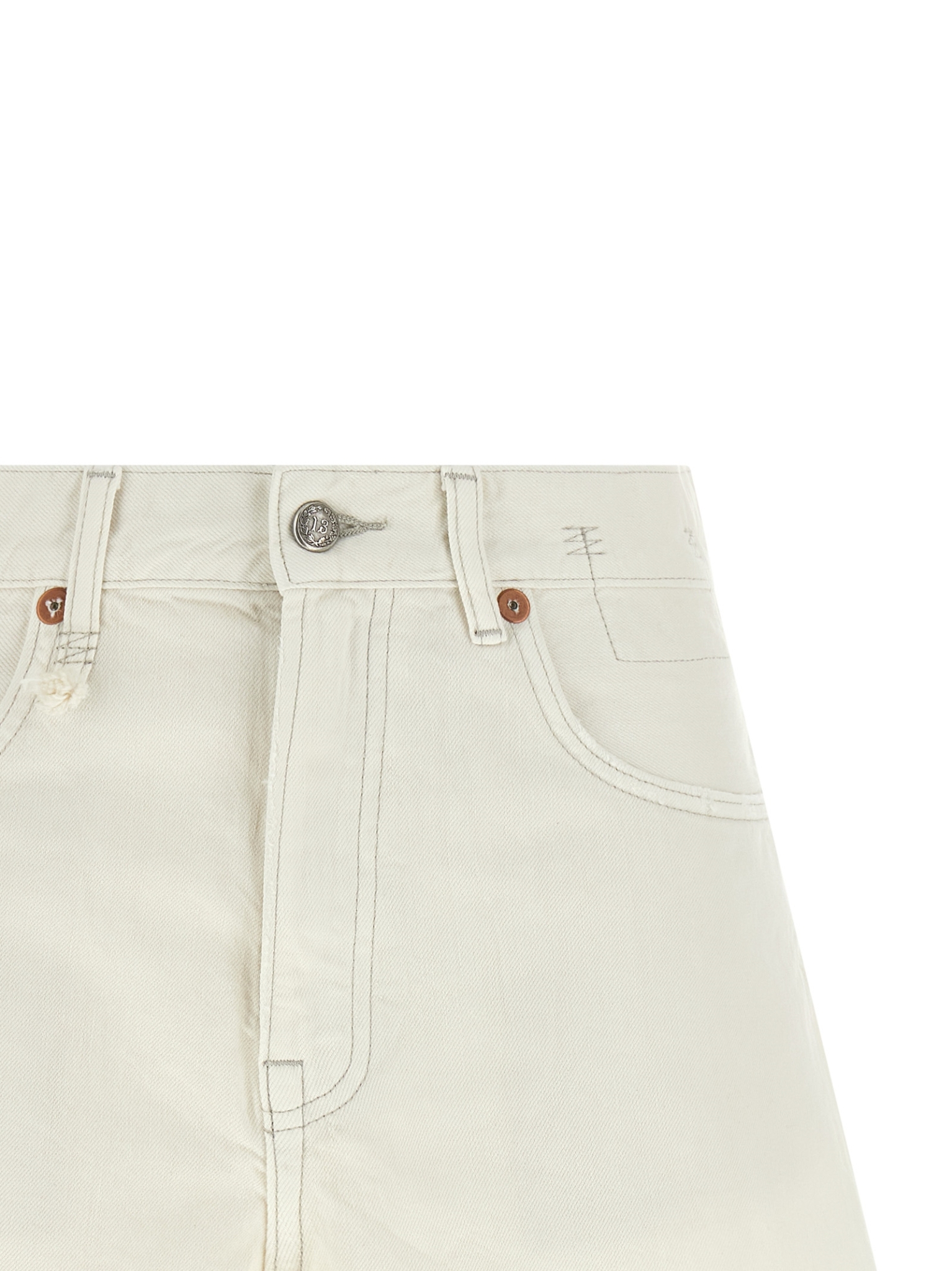 [R13] Shorts SS26 R13WD191D453CCEMENTWHITE