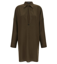 [Tom Ford] Long sleeve dress SS26 AB3632FAX1703GCW