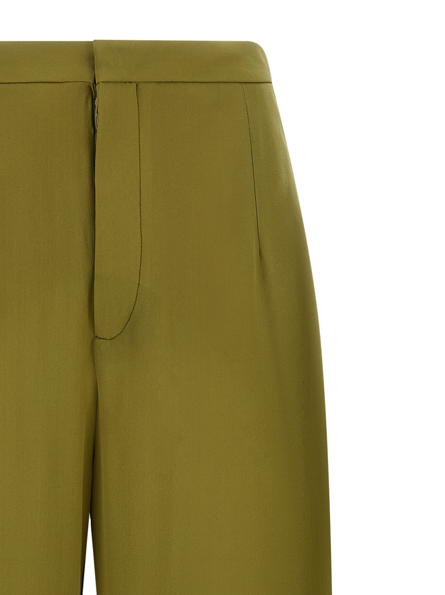 [MAISON JEJIA] Trousers SS26 MJD2554141BIKHAKISILK