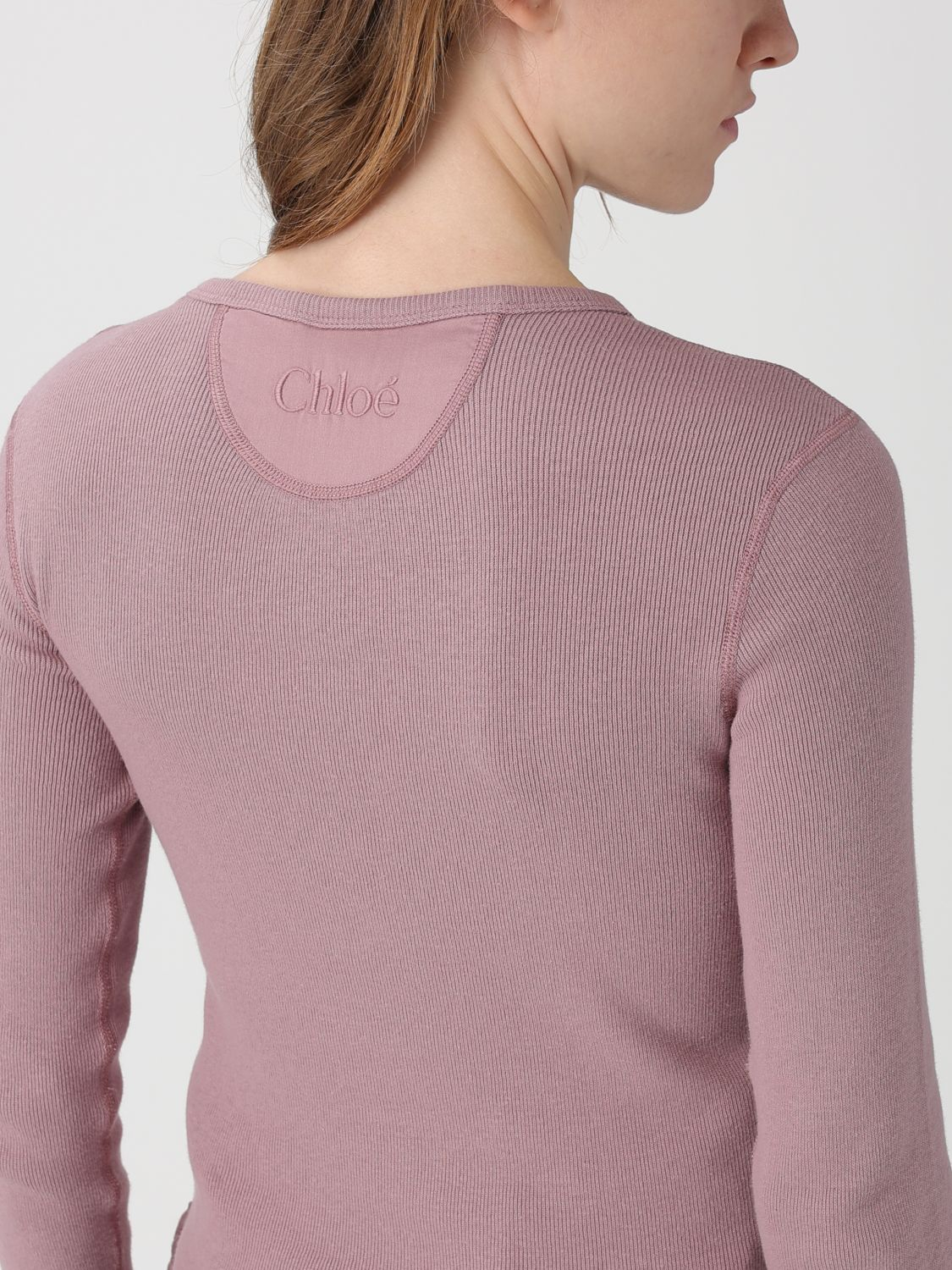 [Chloe] T-shirts Long Sleeve SS26 CH26SJH30185 50C