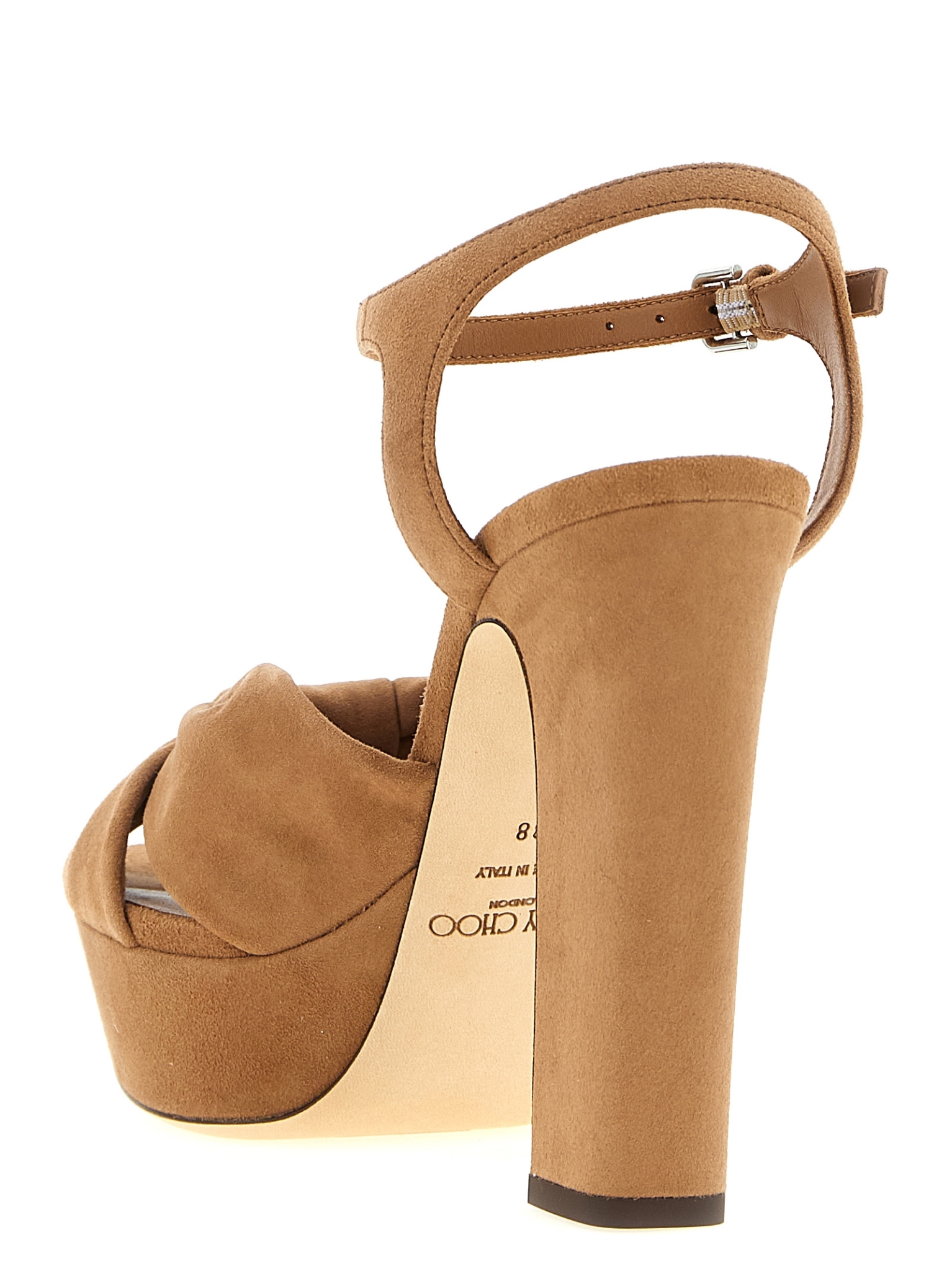 [Jimmy Choo] Sandals SS26 HELOISE120SUETOFFEE