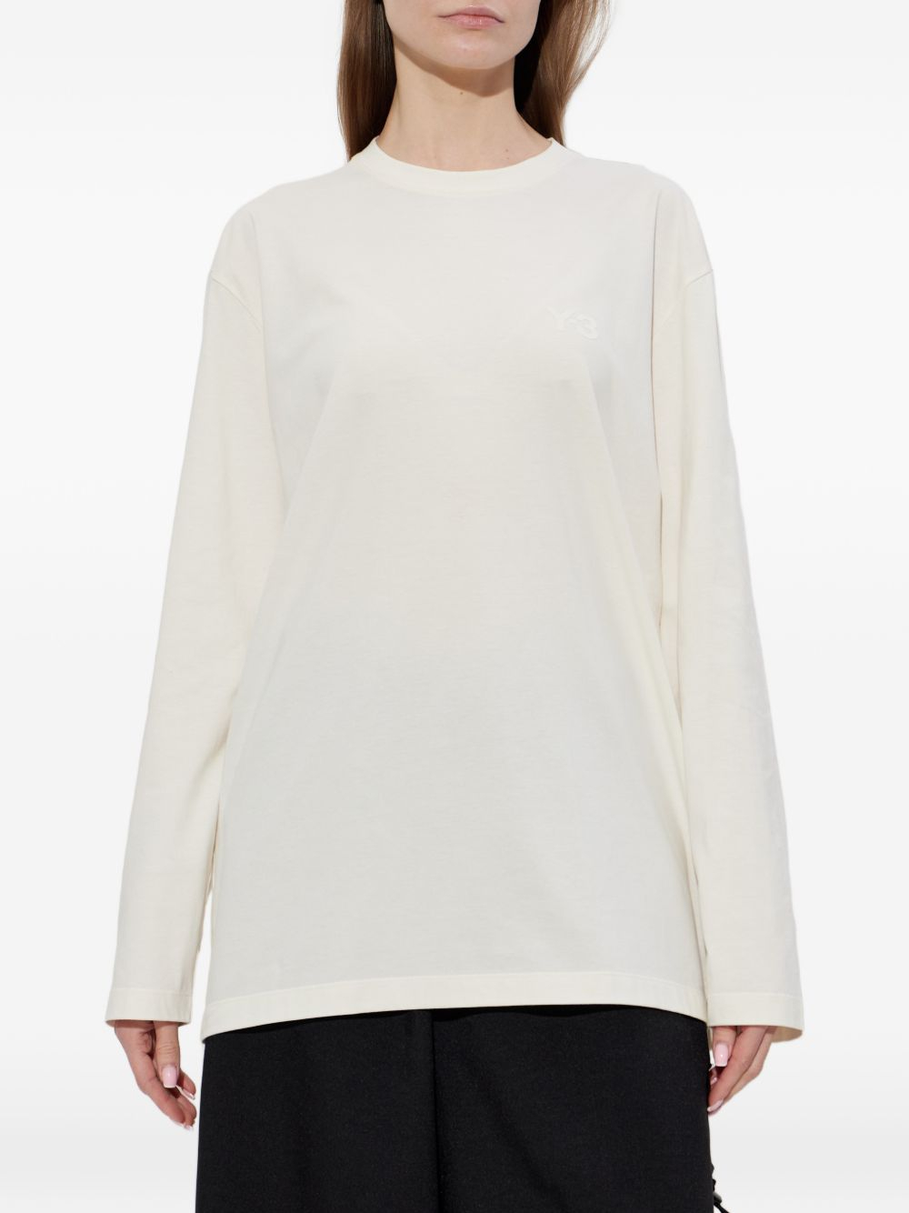 [Y - 3] T-shirts Long Sleeve FW26 KQ9777CWHITE