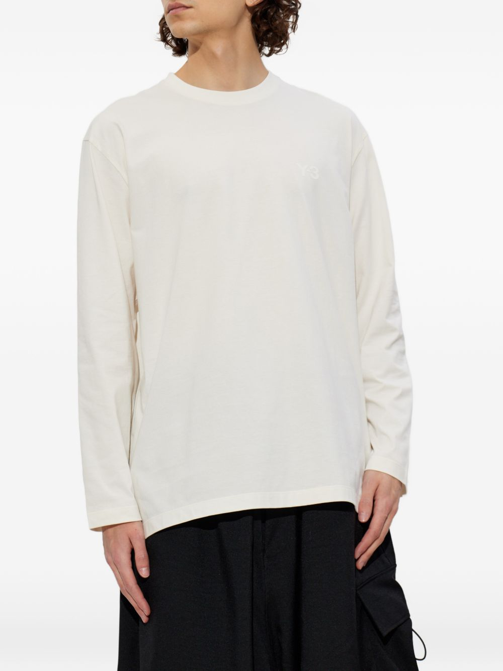 [Y - 3] T-shirts Long Sleeve FW26 KQ9777CWHITE