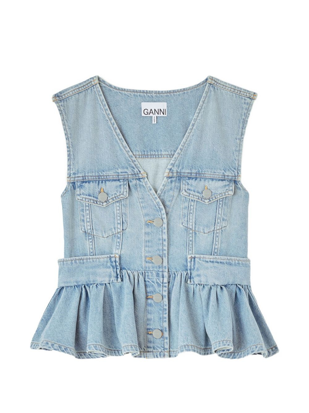[GANNI] T-shirts Sleeveless FW26 A1040321565