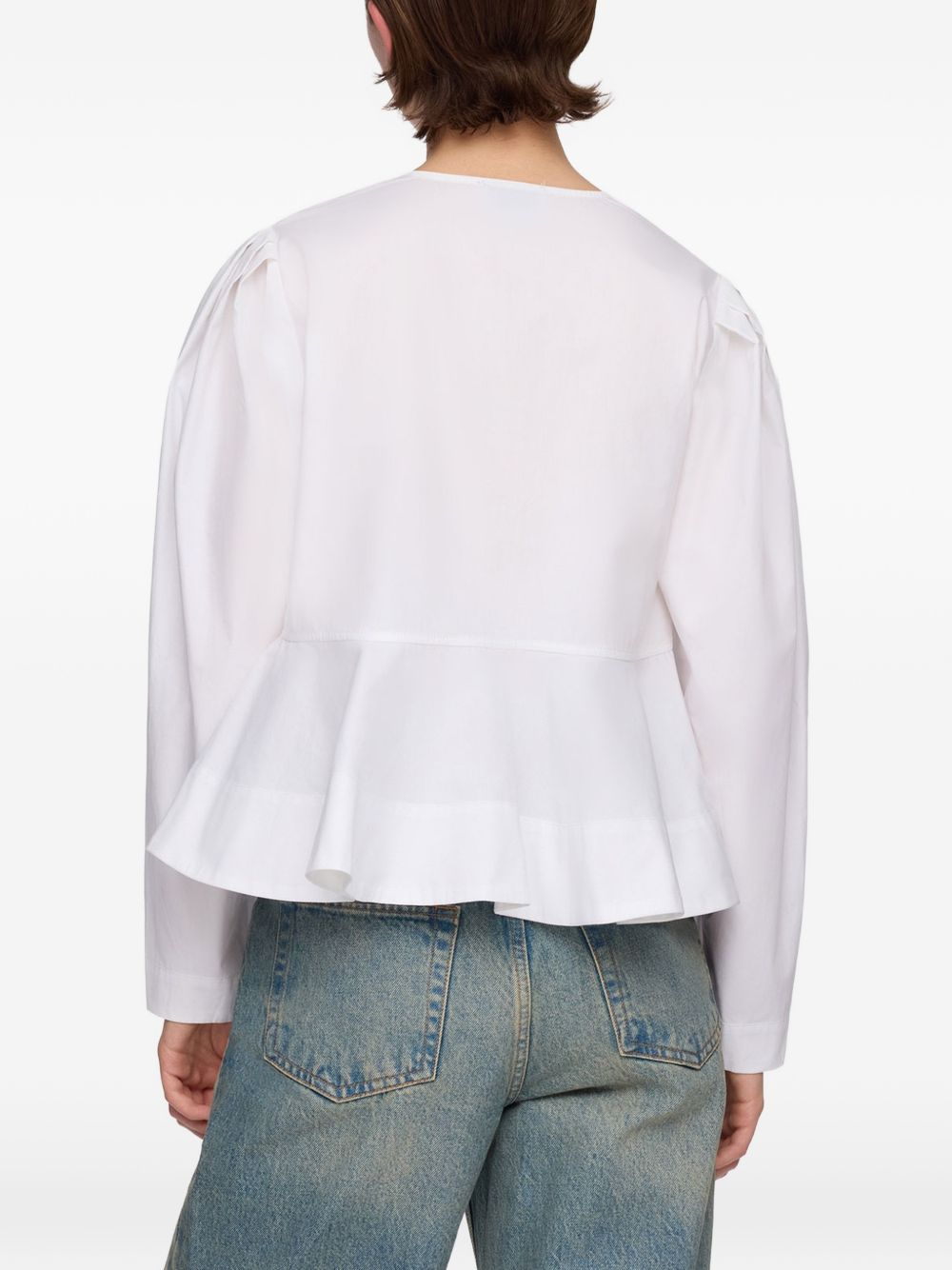 [GANNI] Shirts Long Sleeve FW26 A1040486151