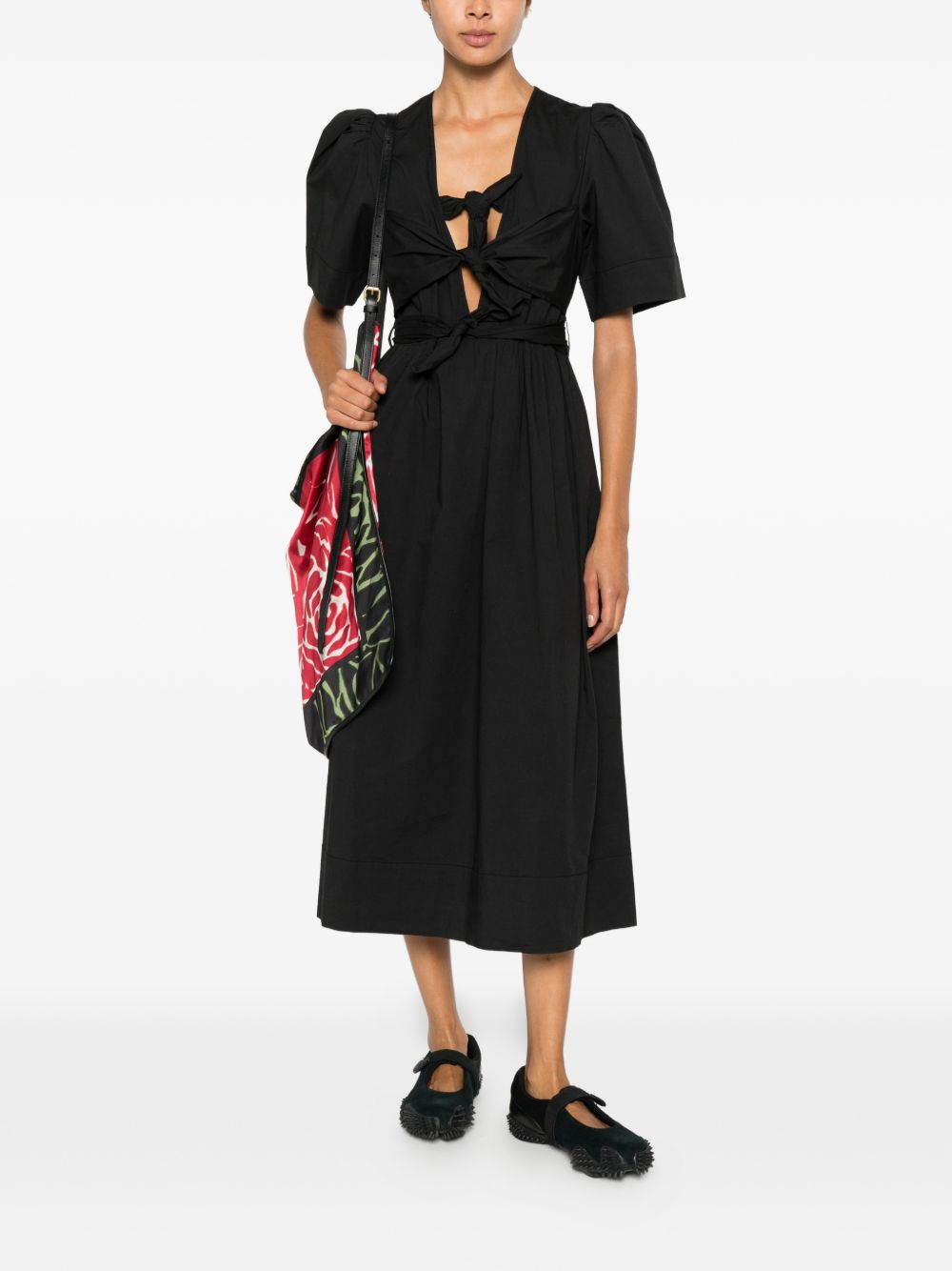 [GANNI] Short sleeve dress FW26 A1030771099
