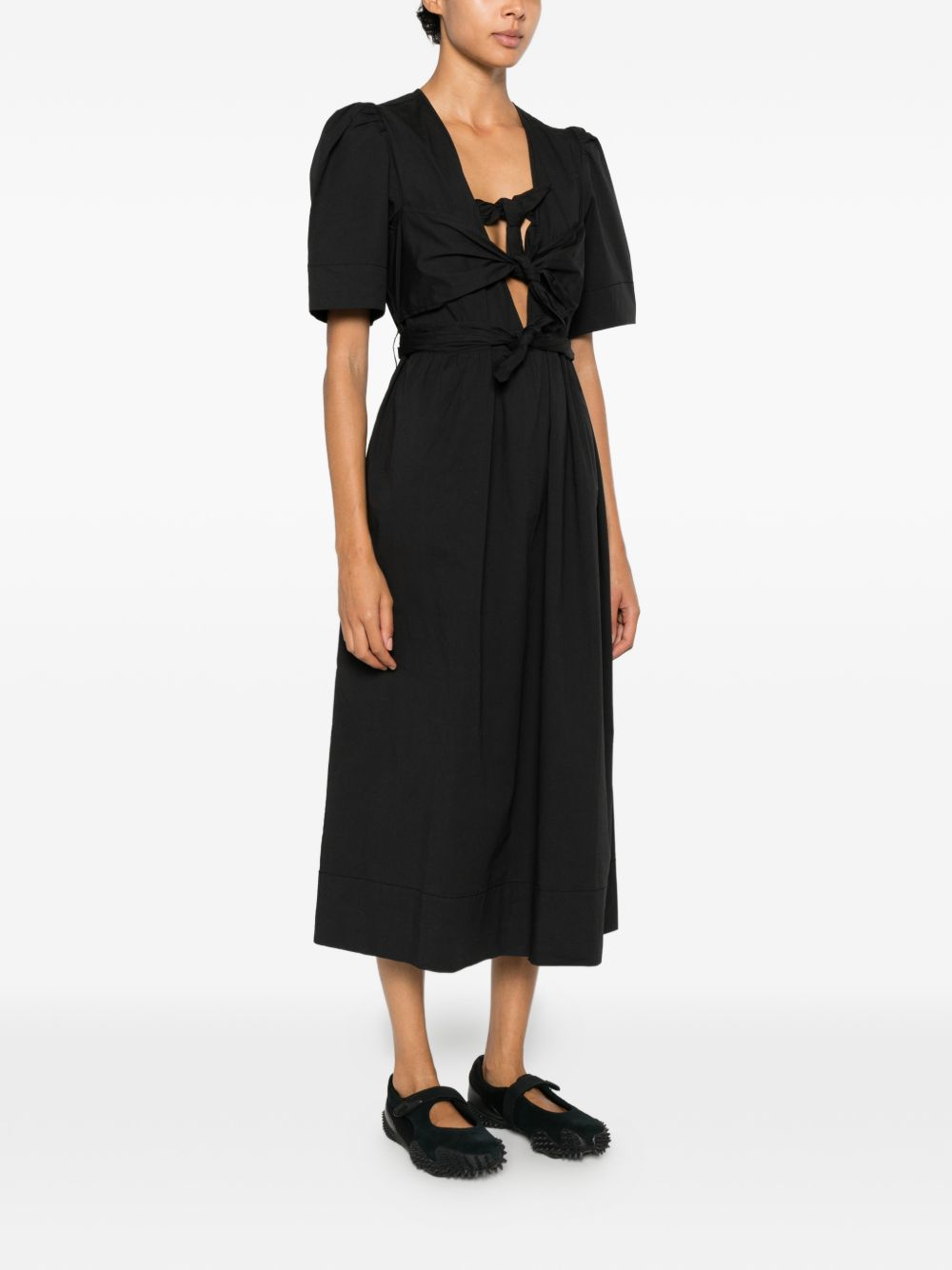 [GANNI] Short sleeve dress FW26 A1030771099