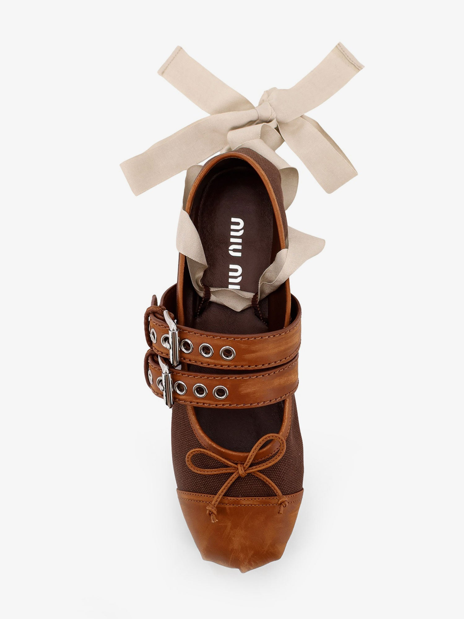 [Miu Miu] Flat shoes FW26 5F608EF0053ZMJF0ZC8