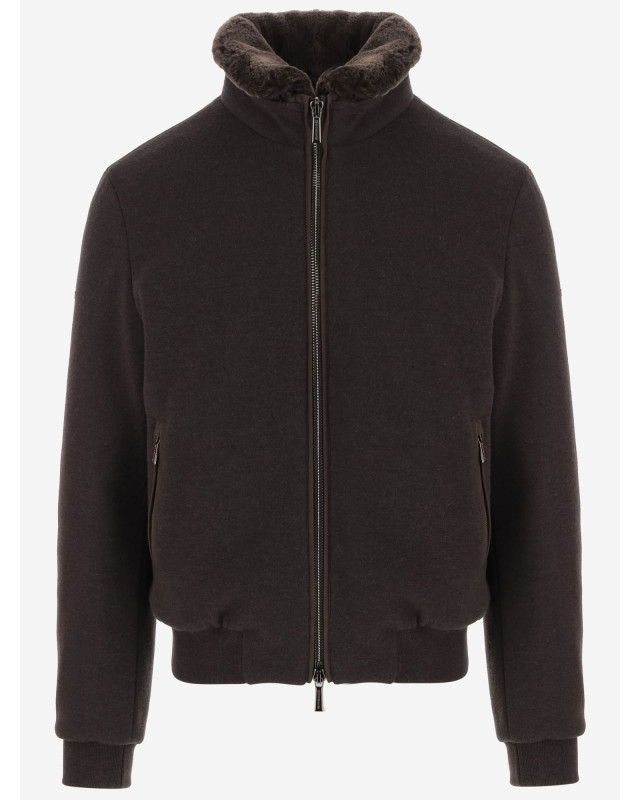 [Moorer] Casual Jacket FW26 BELLATIMRWBROWN
