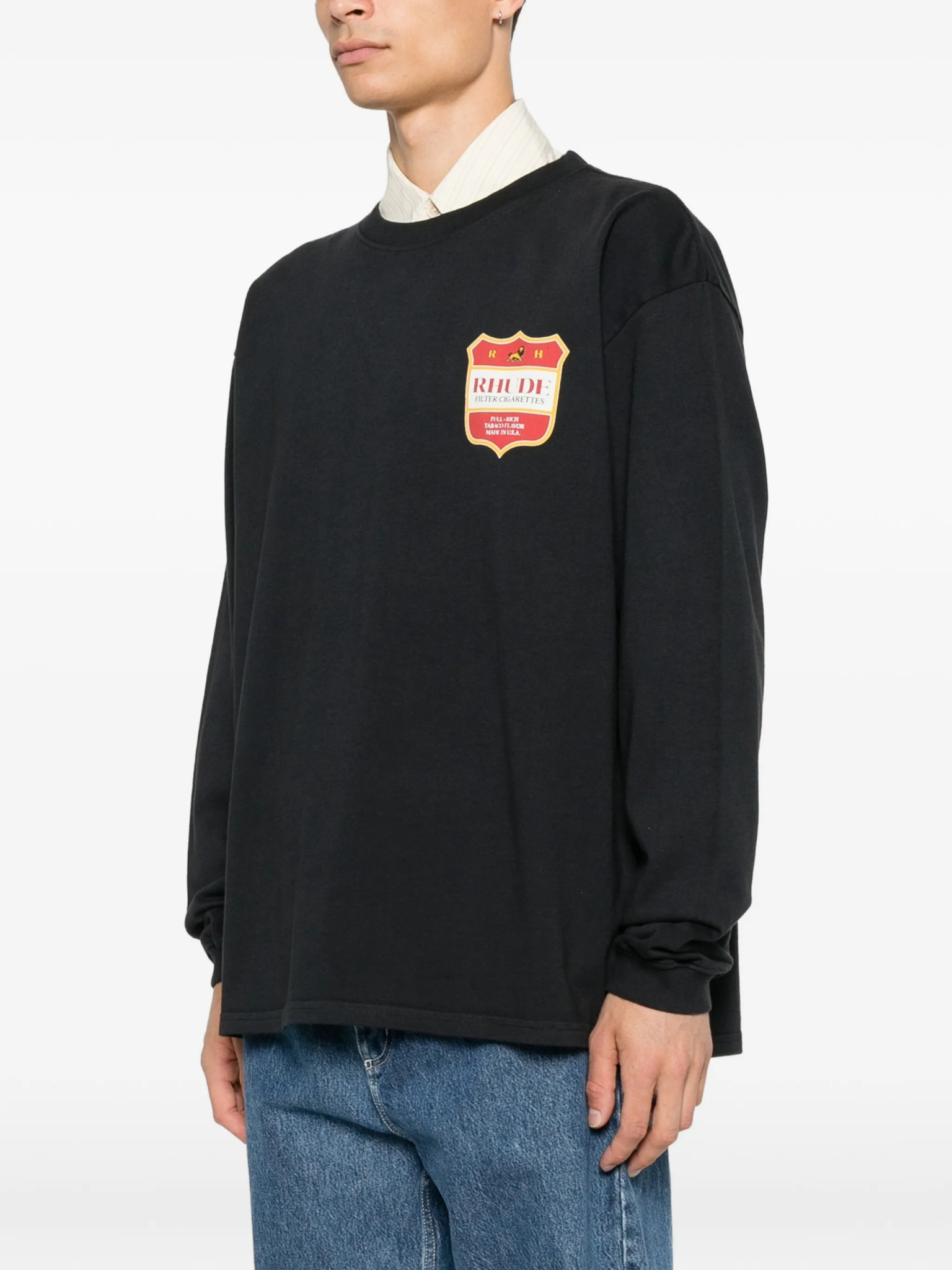 [Rhude] T-shirts Long Sleeve FW26 RHPF26TT150126499