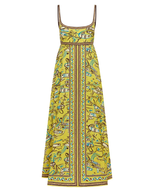 [Alemais] Sleeveless dress FW26 7325DYELLOW