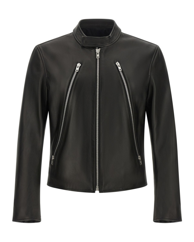 [Maison Margiela] Leather Jacket FW26 S50AM0489SY1460900