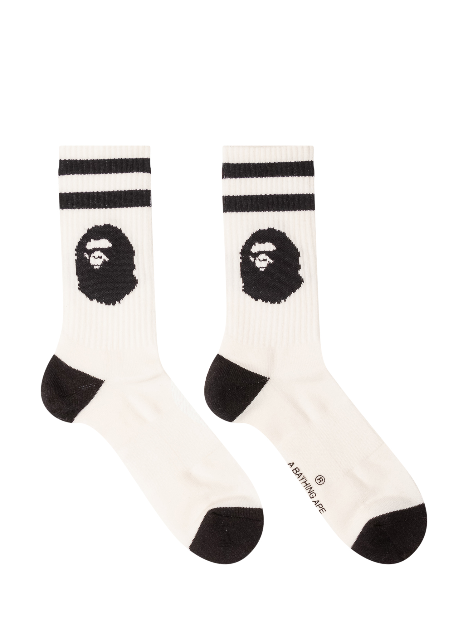 [BAPE] Socks SS26 001SOM301002M WHITE