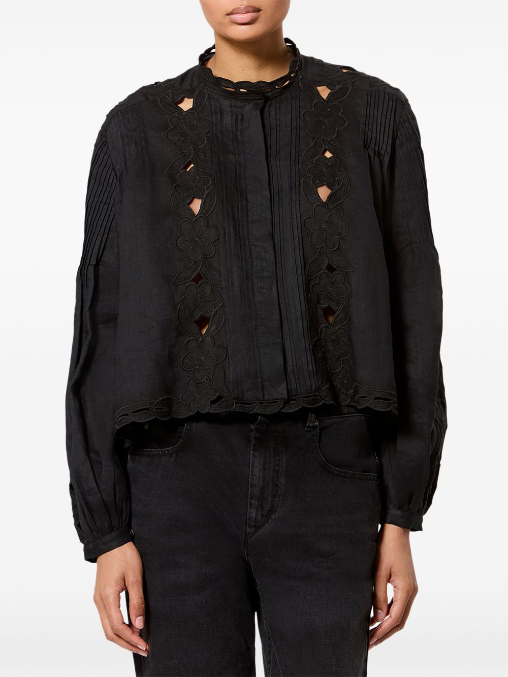 [Isabel Marant] Blouse FW26 HT0964FAD3J12I01BK