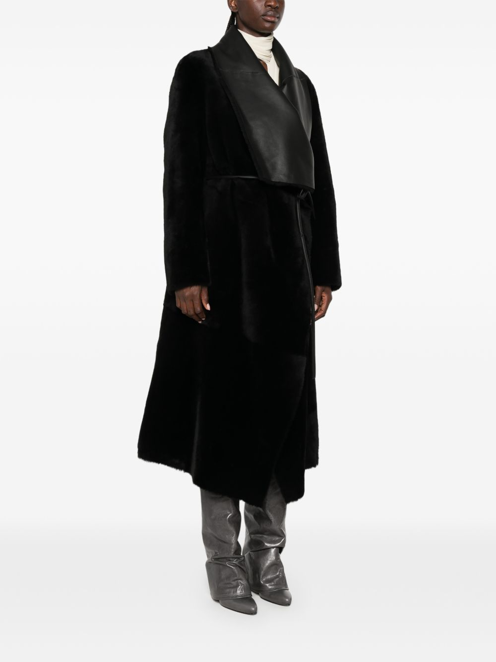 [Blancha] Coat FW26 2611630025NERO