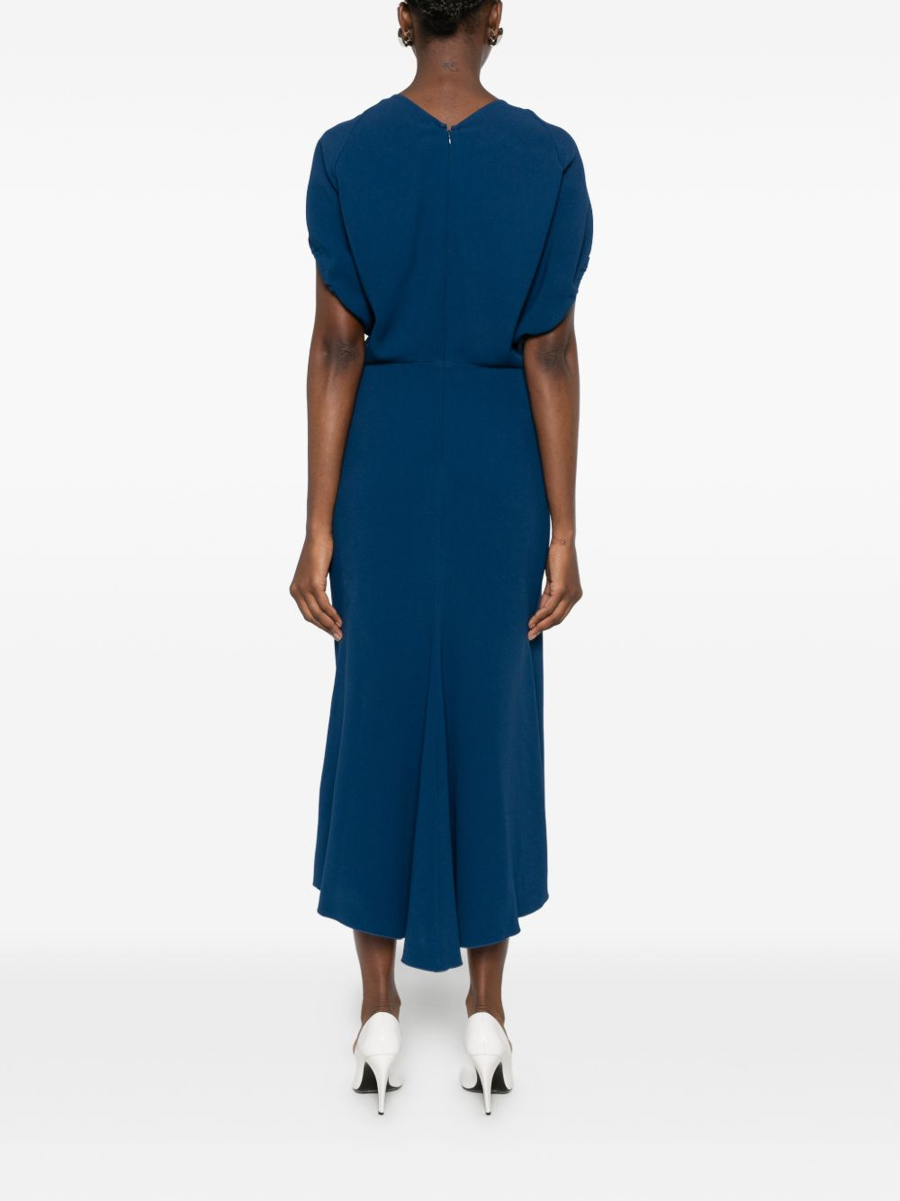 [VICTORIA BECKHAM] Short sleeve dress FW26 1126WDR006381AOCEAN