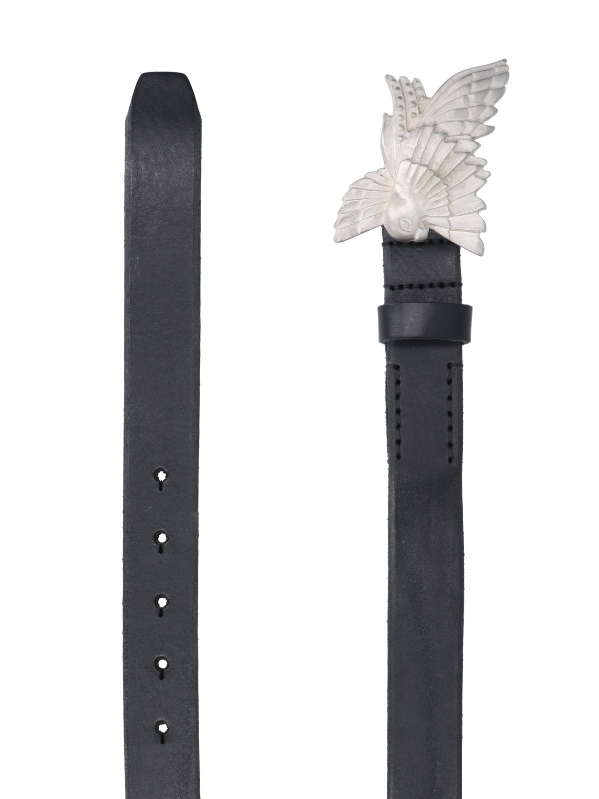 [Our Legacy] Belt SS26 A2268DOOILY BLACK LEATHER
