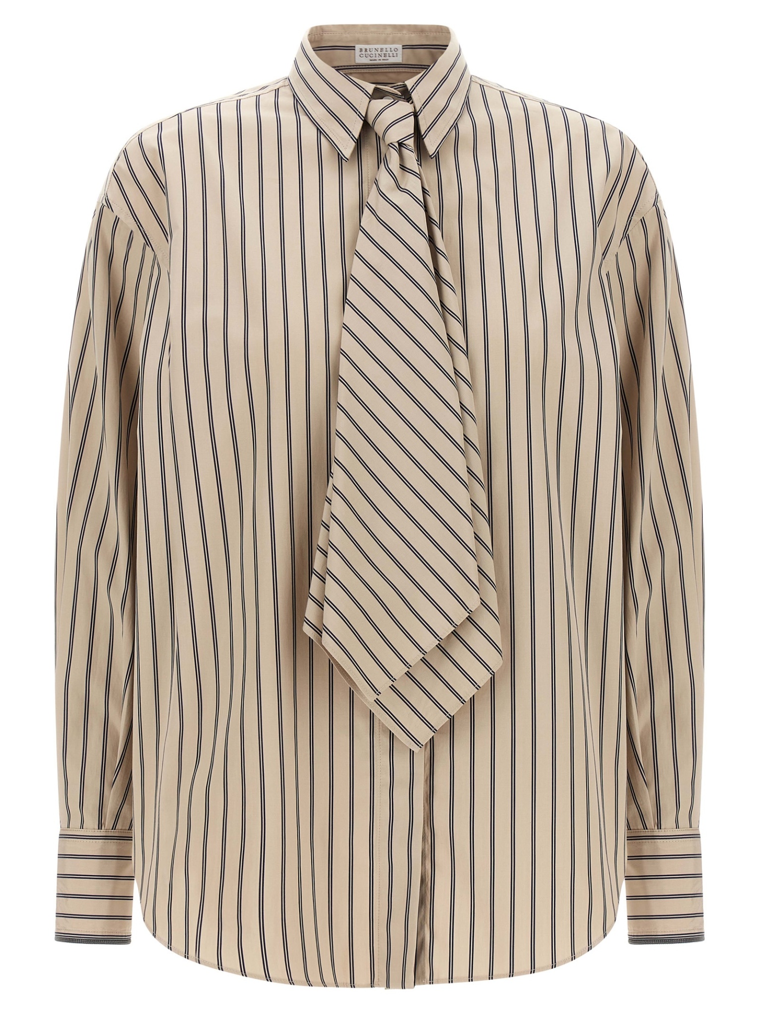 [Brunello Cucinelli] Shirts Long Sleeve FW26 MP704M3A06C017