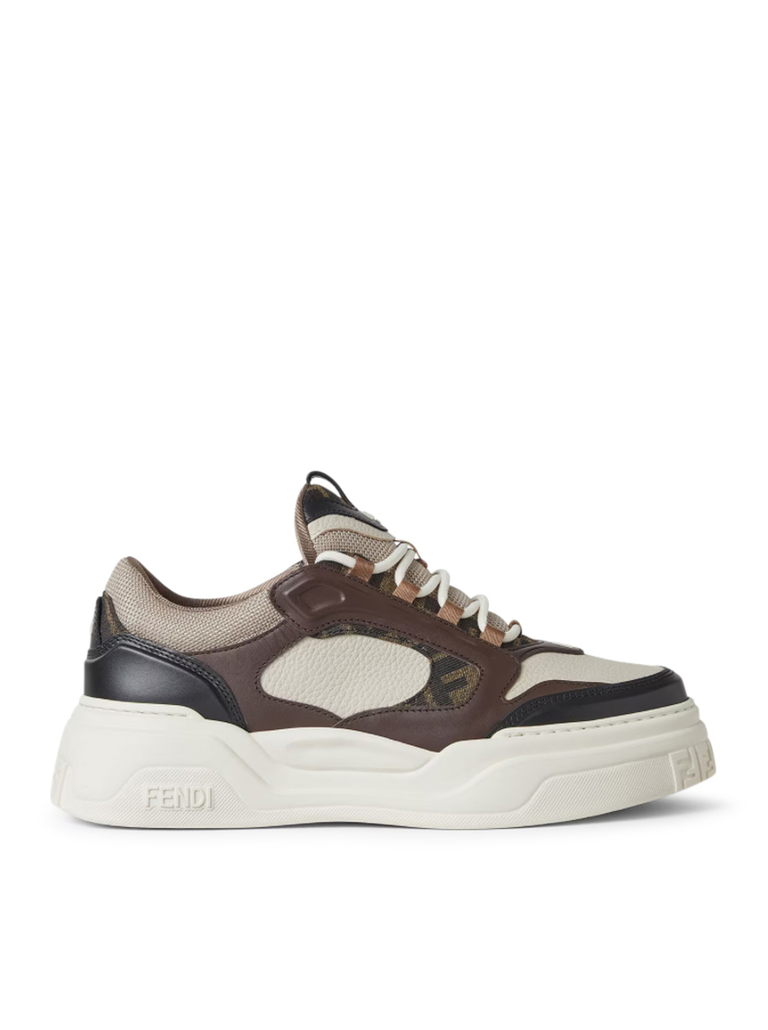 [Fendi] Sneakers FW26 7E1728AU20F1T29 BLACK MILK BEIGE