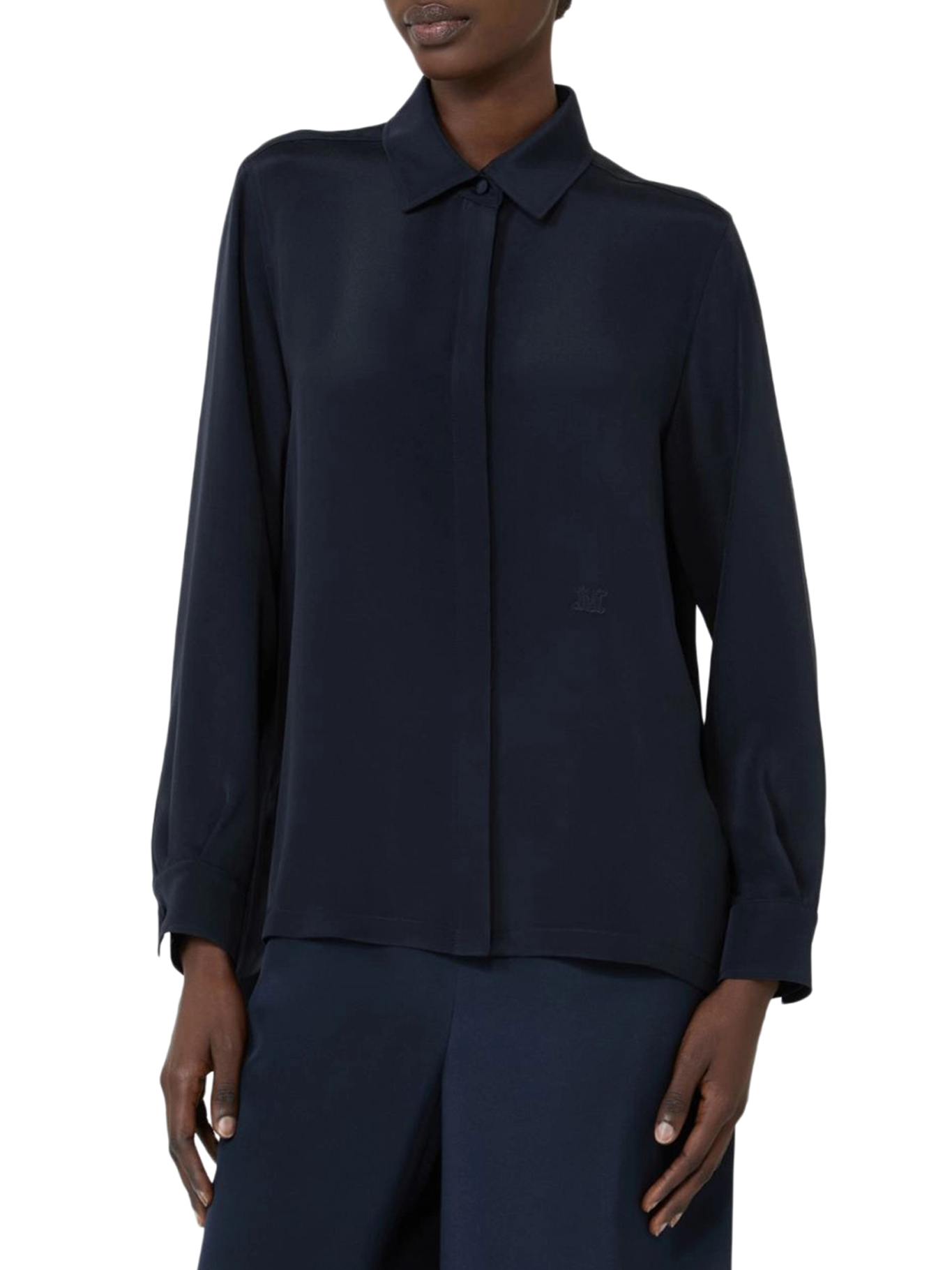 [Max Mara] Shirts Long Sleeve FW26 2621116021600003 BLUE MARINE