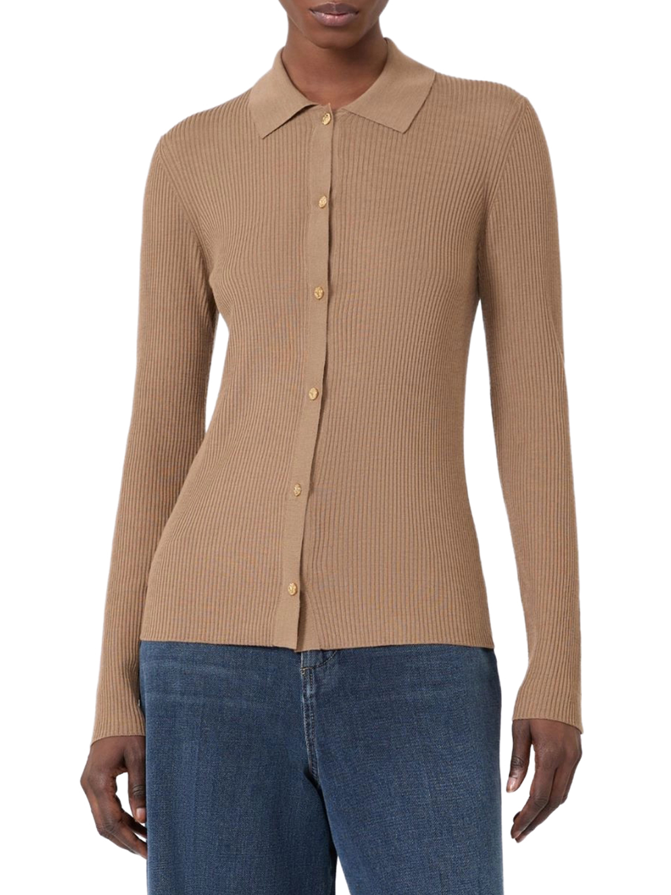 [S Max Mara] Cardigan FW26 2629346011600004 PERFECT CAMEL