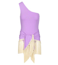 [Taller Marmo] Sleeveless dress CO TM_SS2680173LAVENDER-IVORY