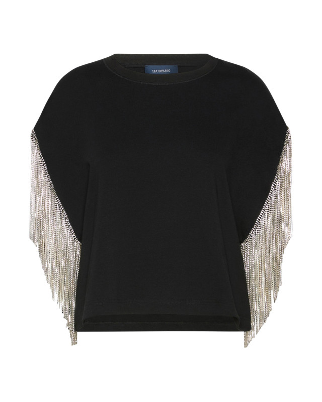 [SPORTMAX] T-shirts Long Sleeve FW26 2622946015600002 BLACK