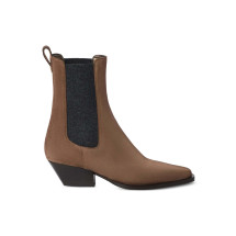 [Brunello Cucinelli] Ankle Boots FW26 MZSFC3080C9773 CARAMEL