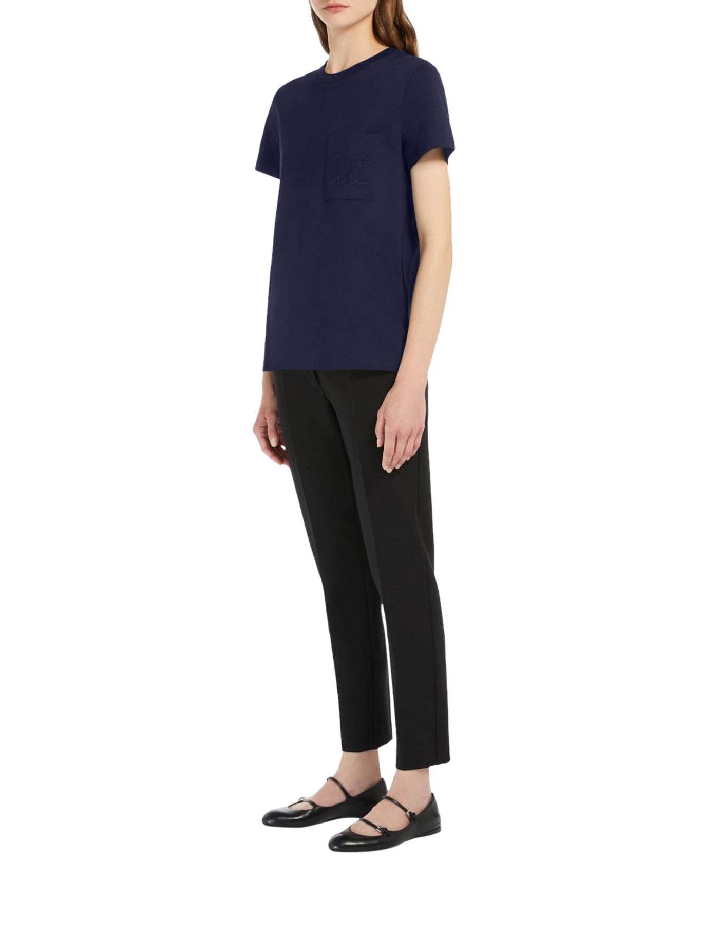 [Max Mara] T-shirts Short Sleeve FW26 2621946051600008 BLUE MARINE