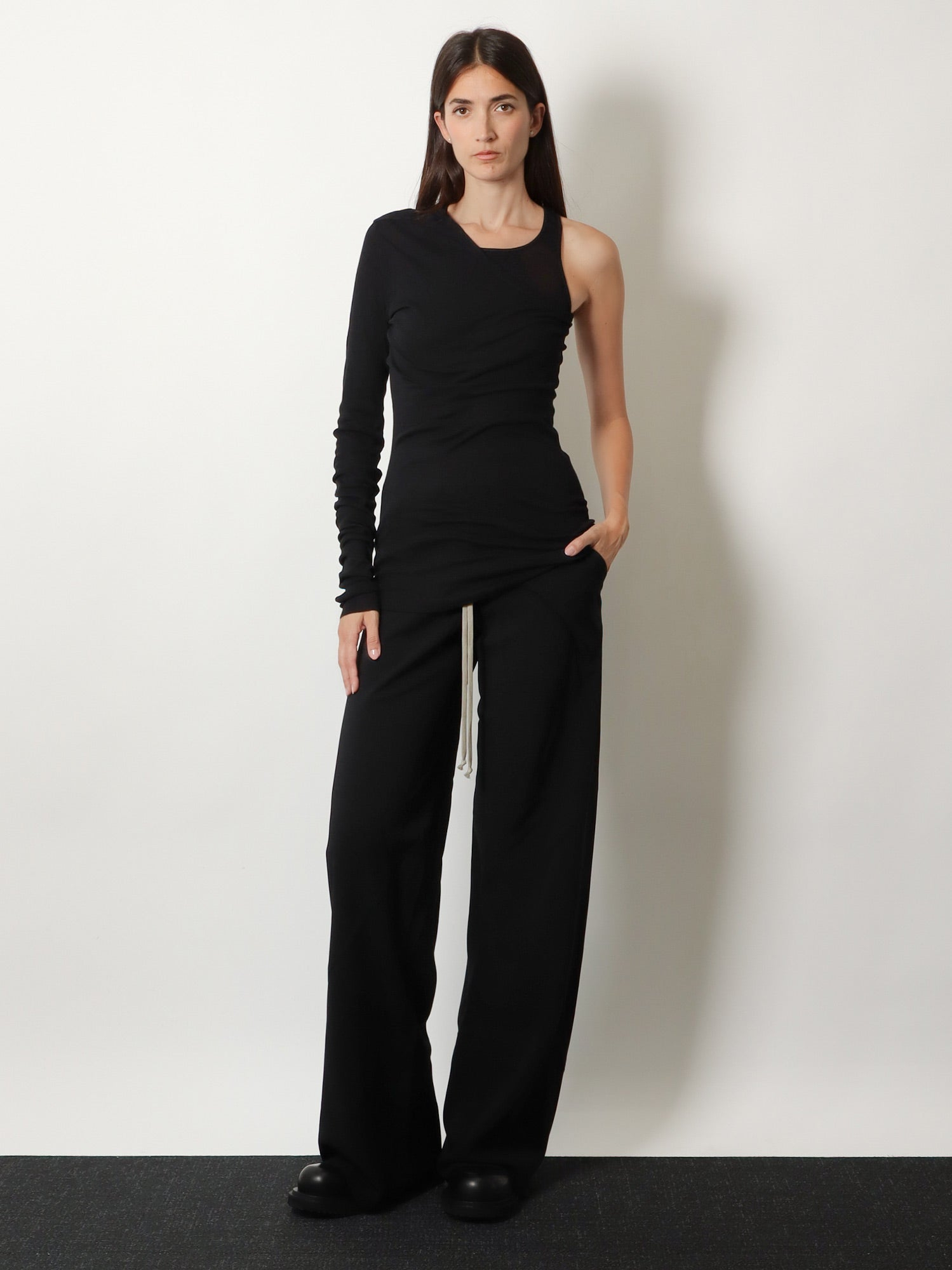 [Rick Owens] T-shirts Long Sleeve FW26 RP02F5203MR09