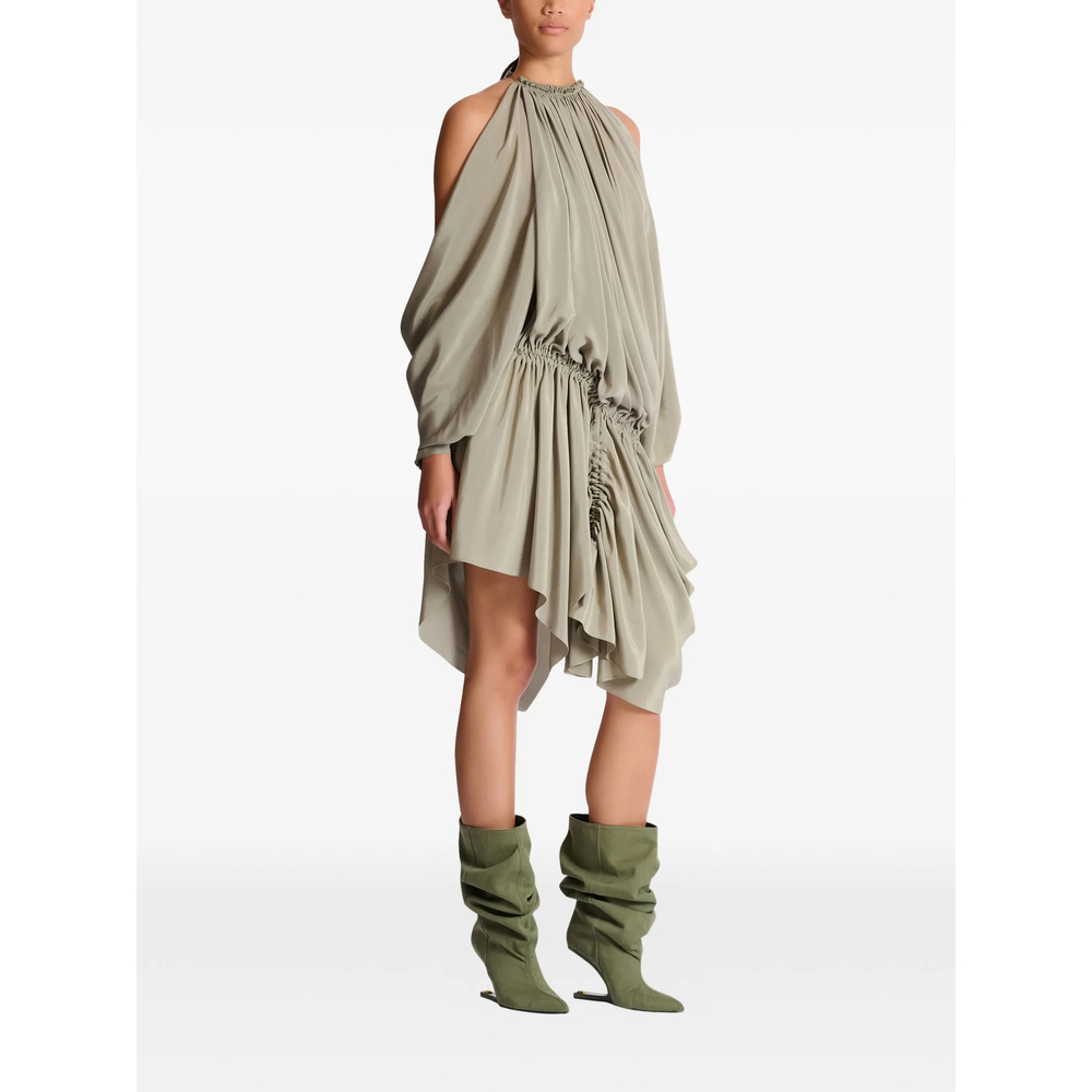 [Balmain] Long sleeve dress SS26 GF0RF080 SF47 7GE